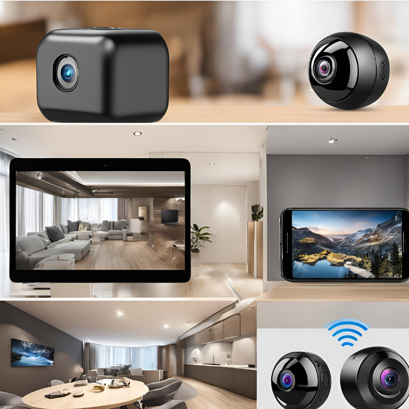 Mini Wireless WiFi ,Cameras with Indoor Video Recorder